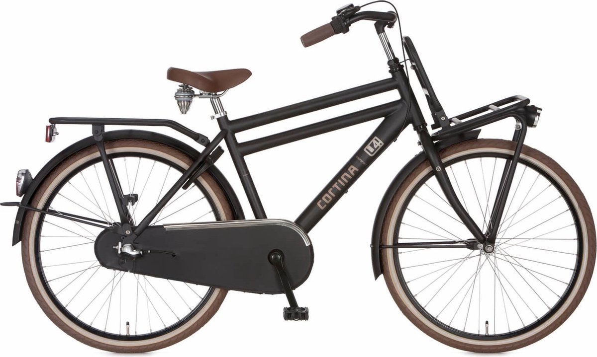 cortina u4 mini stadsfiets j26 jet black matt r3