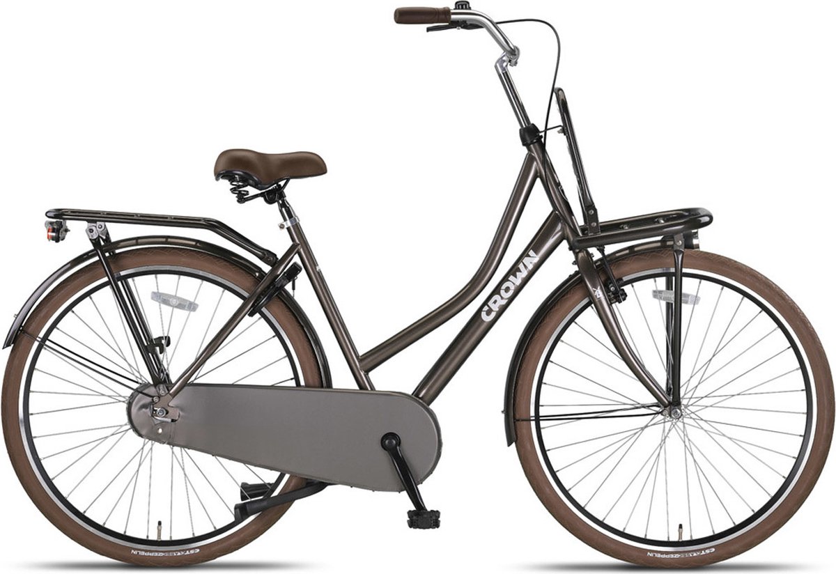 crown holland transportfiets 28 inch 53cm grijs