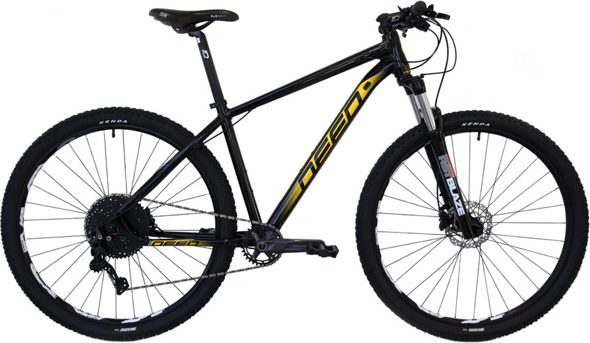 deed flame 292 mtb 29 inch h40 black yellow