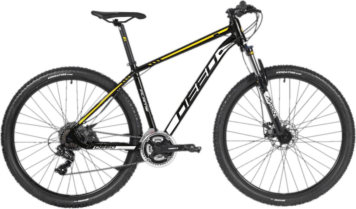 Deed Flame 295 - Fiets - Mannen - Zwart;Geel - 40 Fiets kopen online