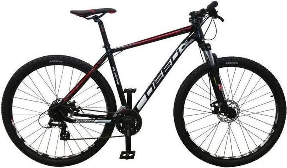 Deed Flame 296 - Fiets - Mannen - Zwart;Wit - 40 cm Fiets kopen online