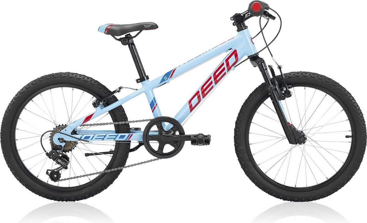 Deed Rookie 206 - Kinderfiets - Mannen - Lichtblauw;Rood - 20 Kinderfiets kopen online
