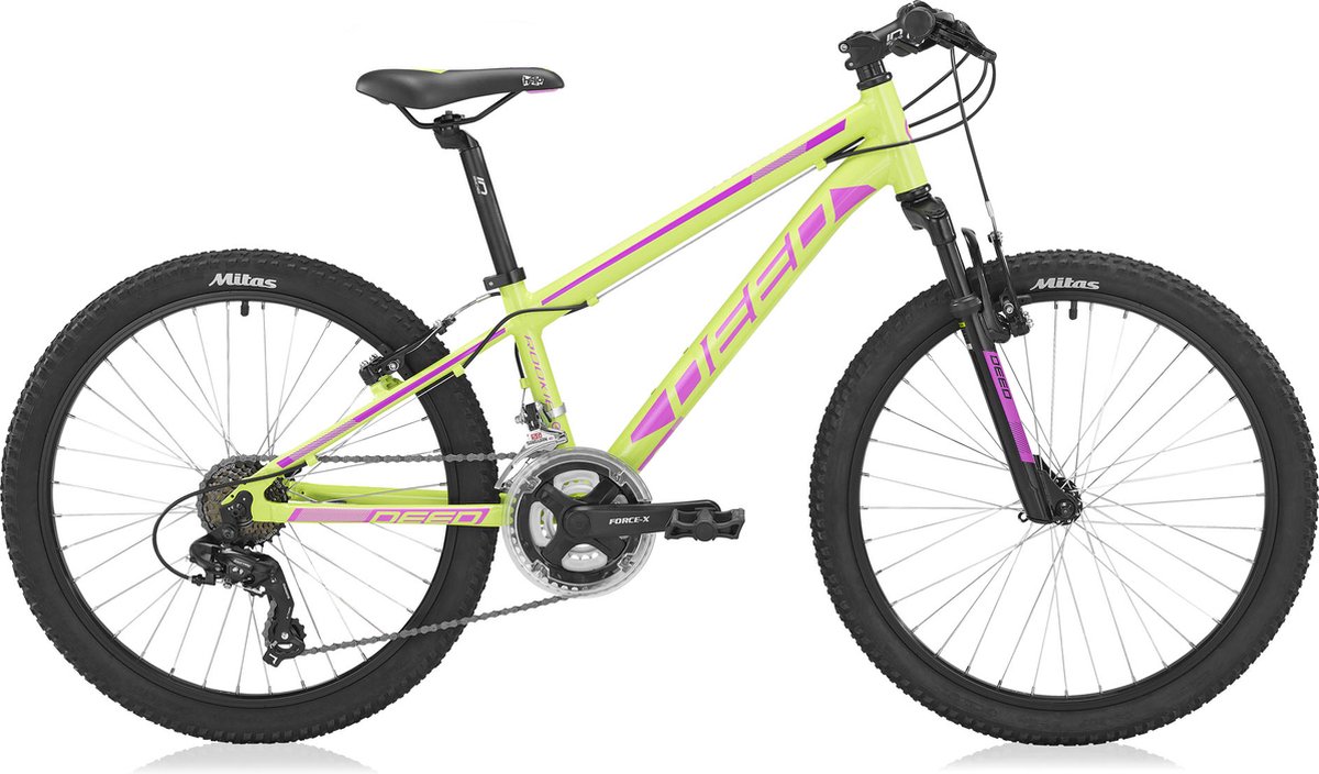 Deed Rookie 240 - Fiets - Mannen - Wit;Roze - 24 Fiets kopen online