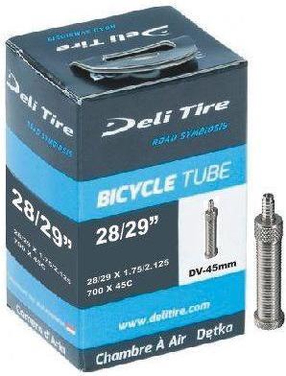Deli Tire binnenband dv19 28x1.75 42/47-622 45mm Fiets kopen online