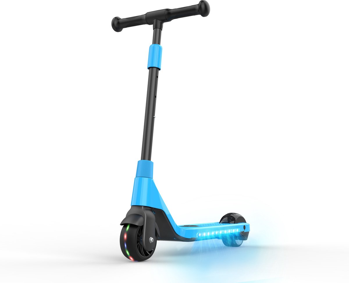 denver elektrische step kinderen 6km u led verlichting 6km bereik 4 5 wielen sck5400 blauw