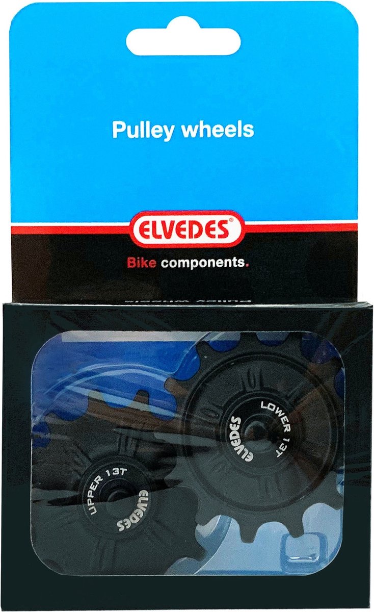 derailleurwieltjes 2 x 13 tands elvedes met afgedichte lagers shimano rd m9100 m8100 m7100