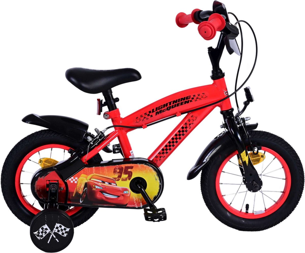 Disney Cars Kinderfiets - Jongens - 12 inch - Cars - 2 handremmen Kinderfiets kopen online
