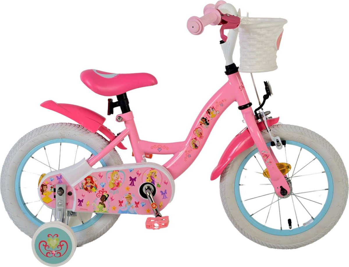 Disney Princess Kinderfiets - Meisjes - 14 inch - Roze Kinderfiets kopen online