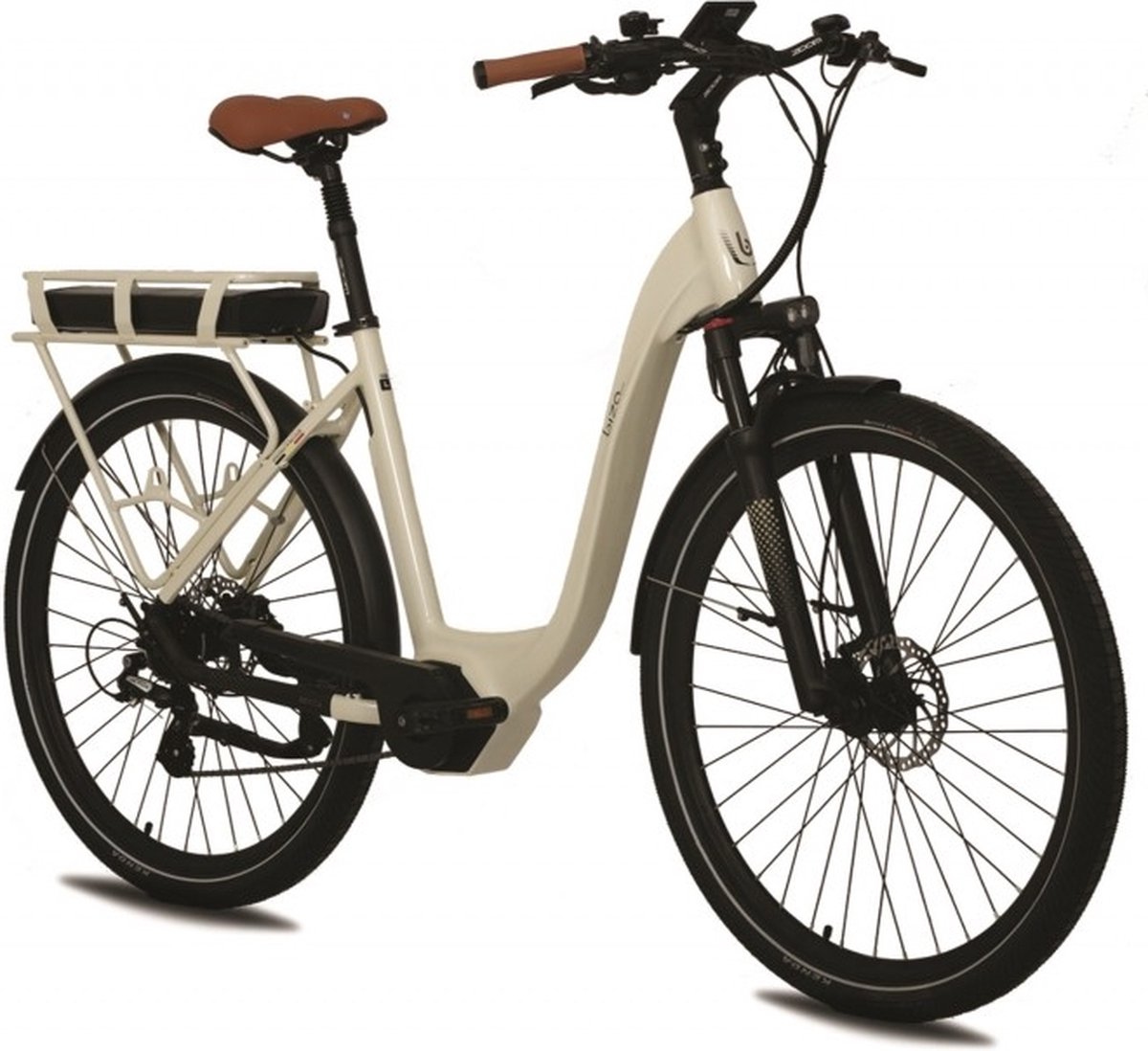 duker bella 28 inch e bike h46 8 speed cream