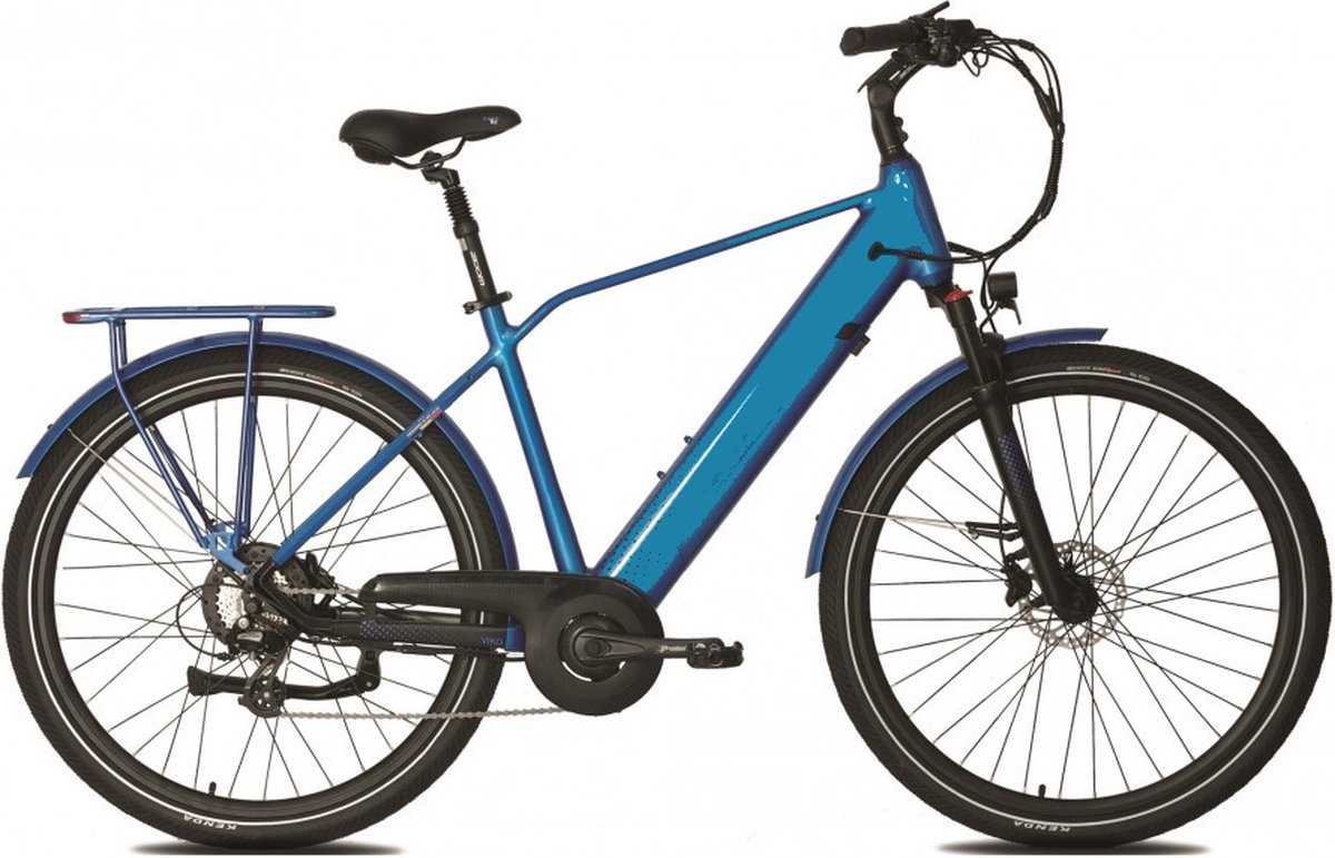 DUKER MILO 28INCH CITY E-BIKE GENTS H49 LIGHT BLUE 7 SPEED Fiets (elektrisch) kopen online