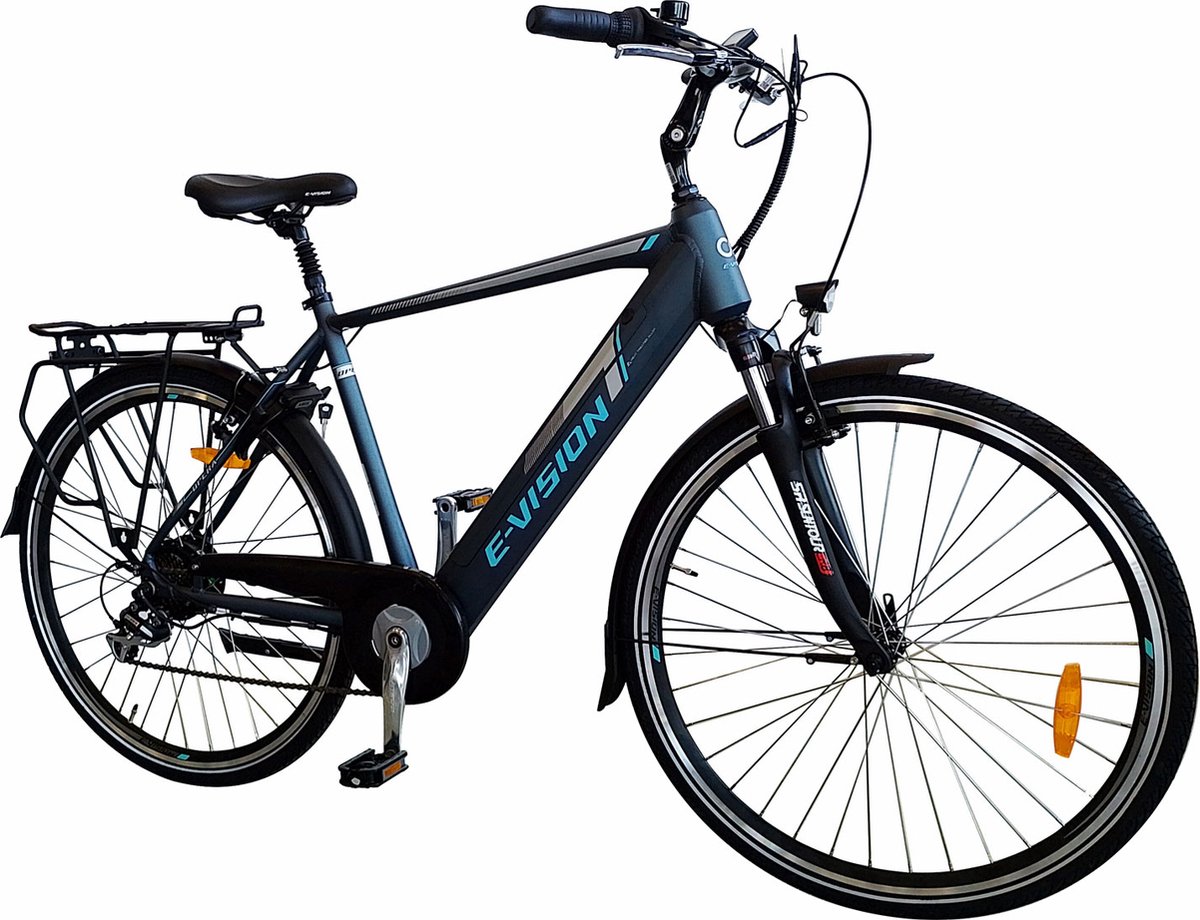 e vision opera 28 inch gents h52 matt silver blue