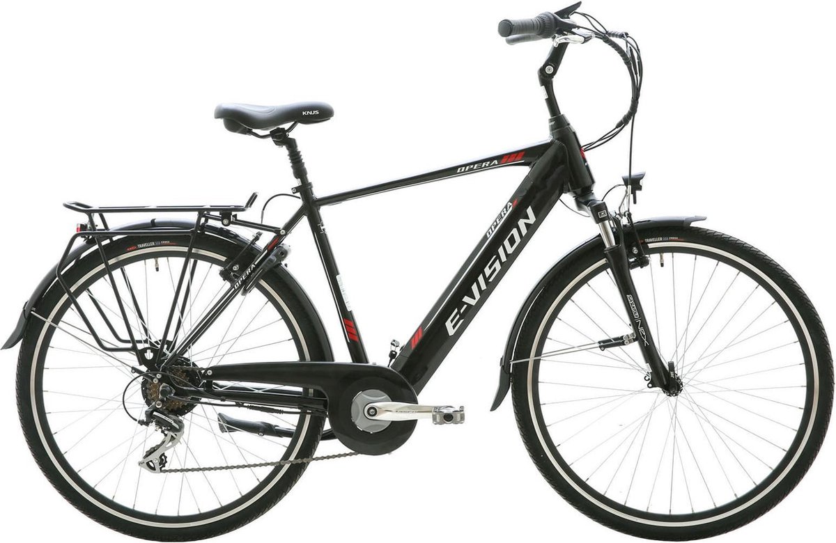 E-vision Opera - Fiets (elektrisch) - Mannen - Zwart - 50 Fiets (elektrisch) kopen online
