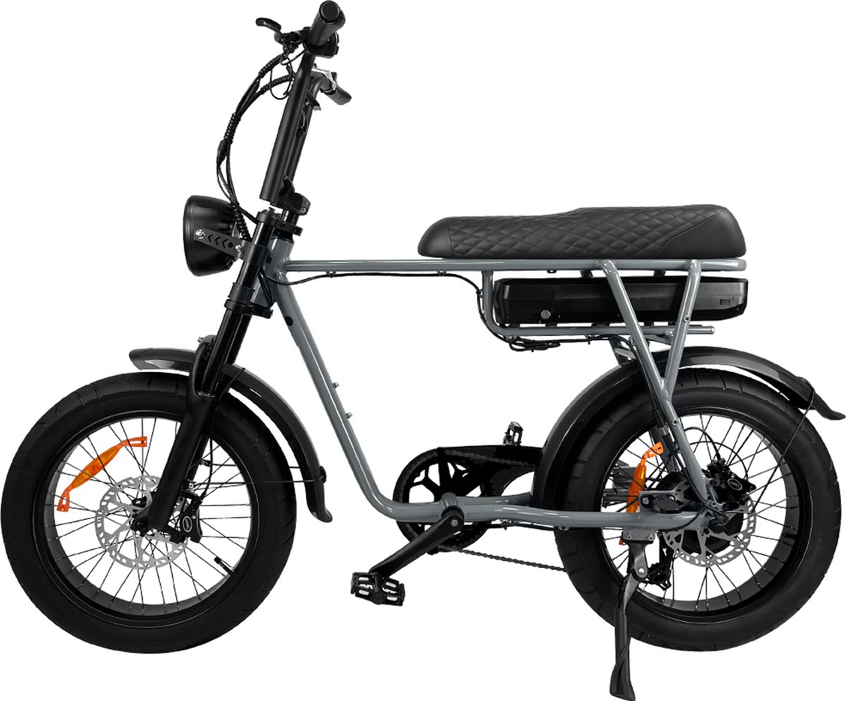 EB2 E-FATBIKE 7 SPEED SILVER Fiets (elektrisch) kopen online