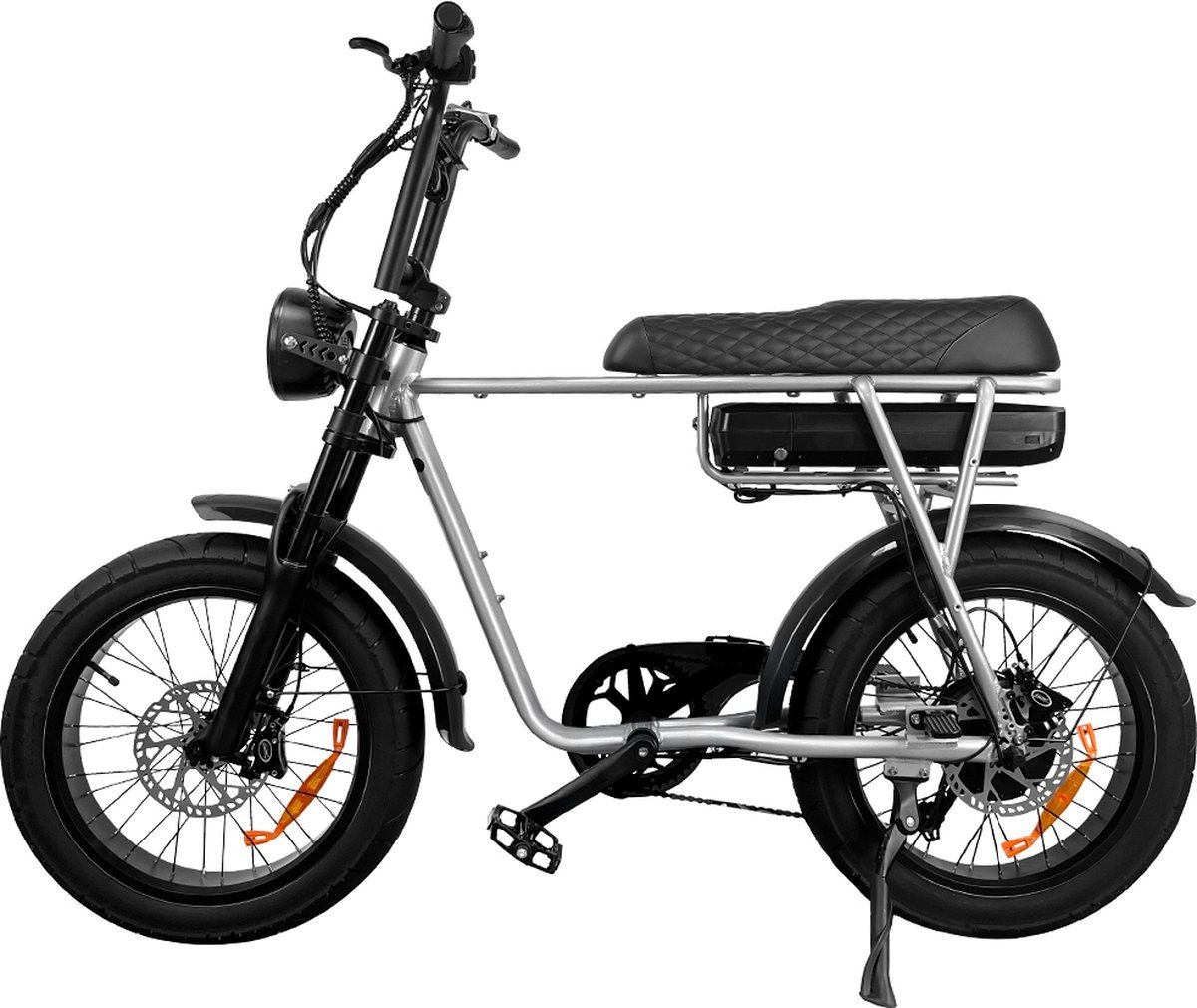 EB2 Fatbike | Elektrische Fatbike | 250W | Zilver Fiets (elektrisch) kopen online