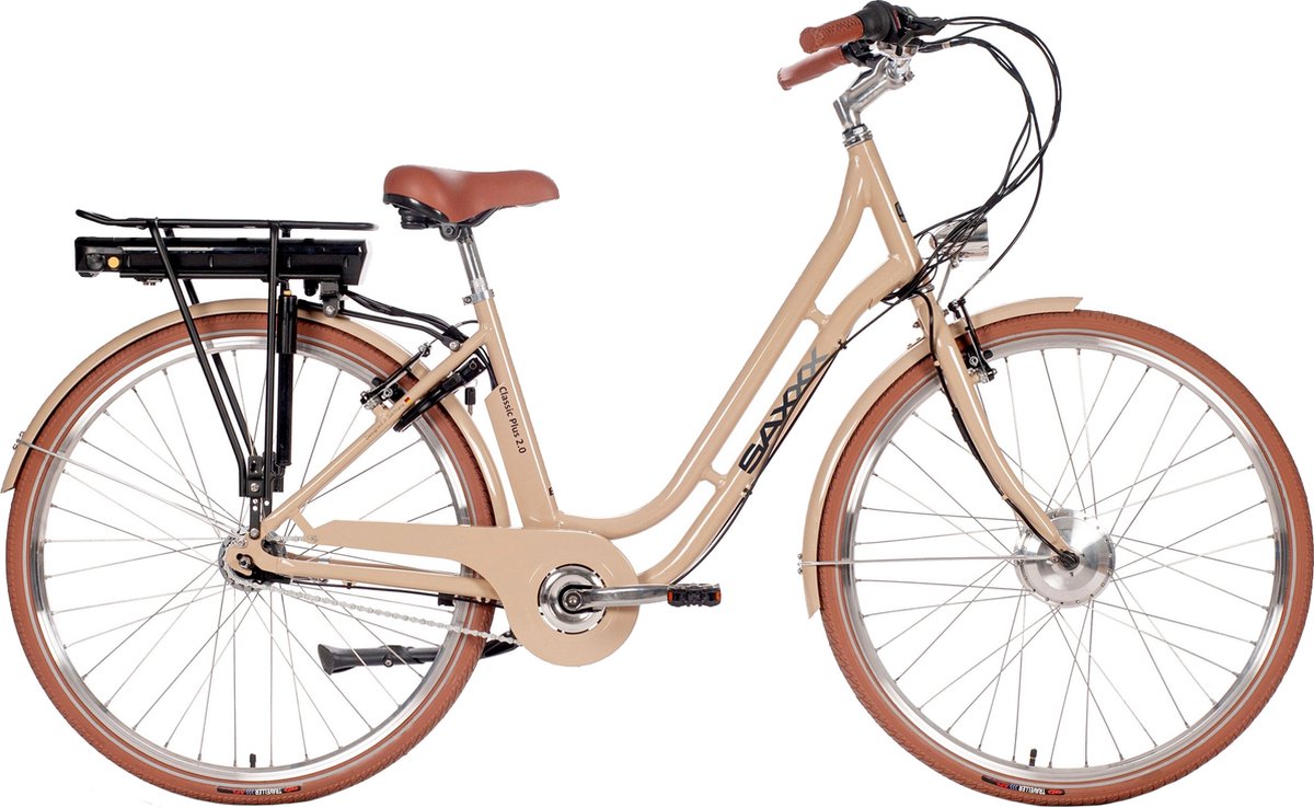 Elektrische damesfiets Classic Plus 2.0, 45 cm, Saxxx, N7, beige Fiets (elektrisch) kopen online
