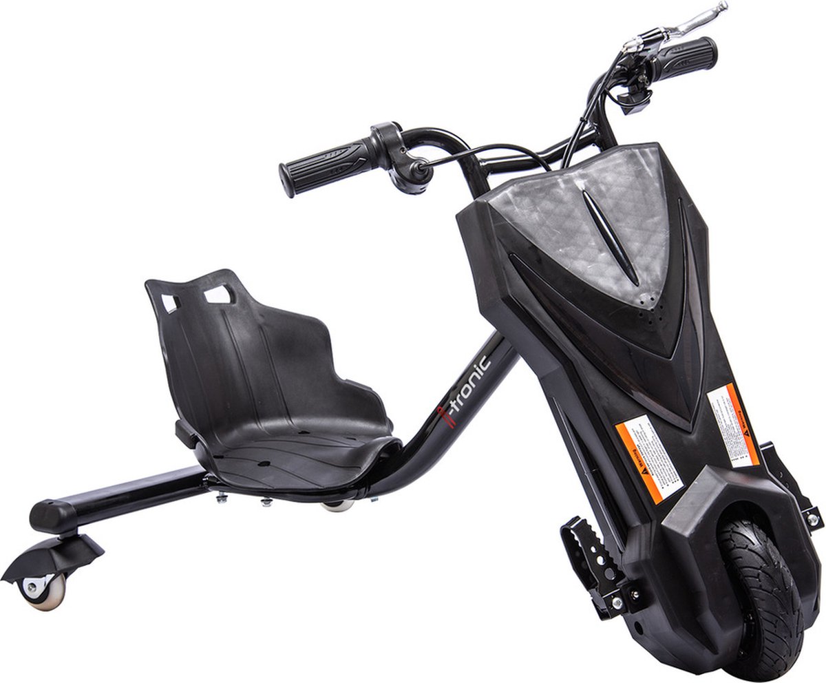 elektrische drift trike kart 250w 36v zwart