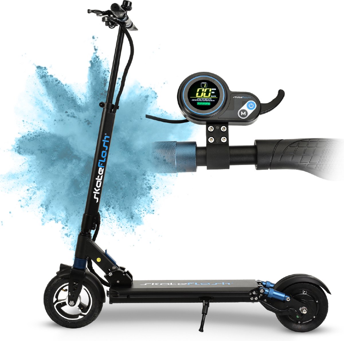 elektrische step skate flash echo 8 5 350w elektrische step elektrisch duurzaam cadeau scooter hype jongeren
