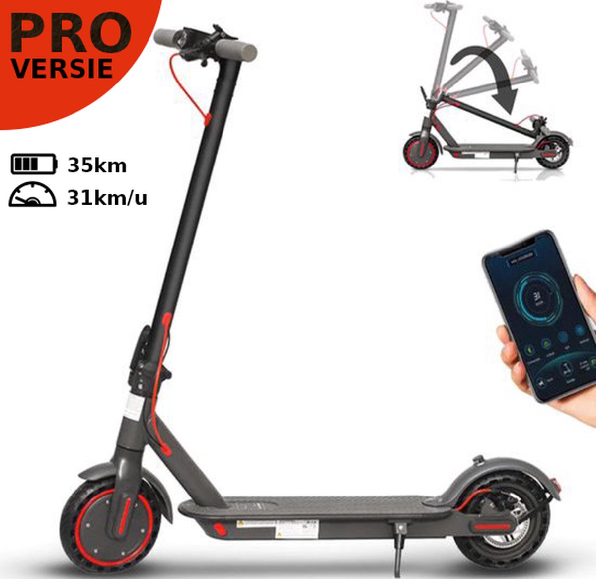 elektrische step sturdymove aovo m365 pro 31 km u bereik 35km 350w 10 5ah e step electric scooter smartphone app cruise control parkeerstand