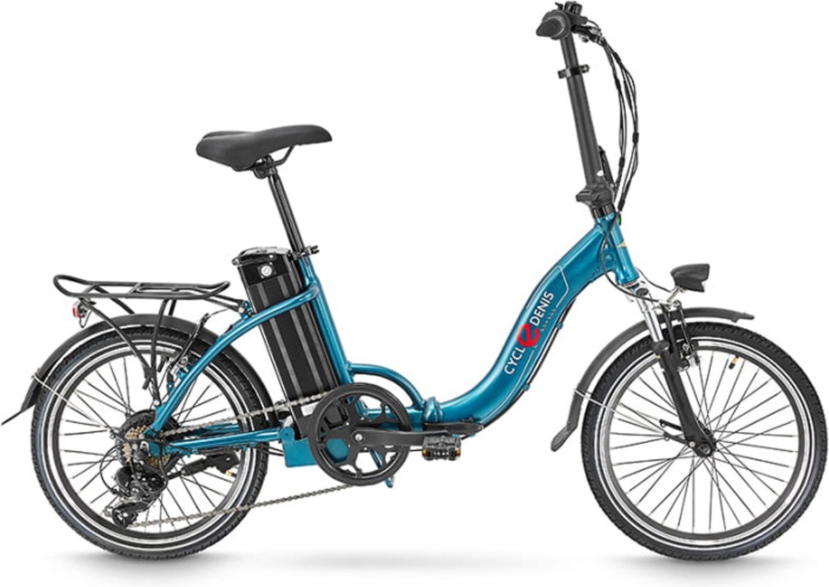 Elektrische vouwfiets, Fold 20 V-brake, 7sp, blauw Fiets (elektrisch) kopen online