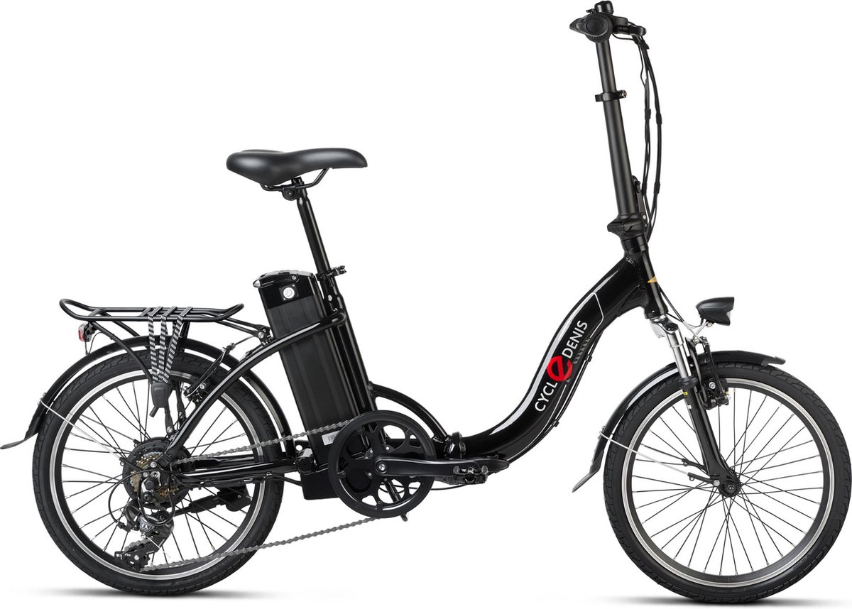 Elektrische vouwfiets, Fold 20 V-brake, 7sp, zwart Fiets (elektrisch) kopen online