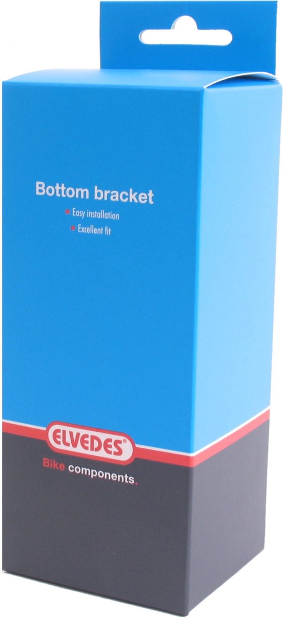 elvedes bottom bracket bb30 shimano kunststof staal 68 73 mm zwart