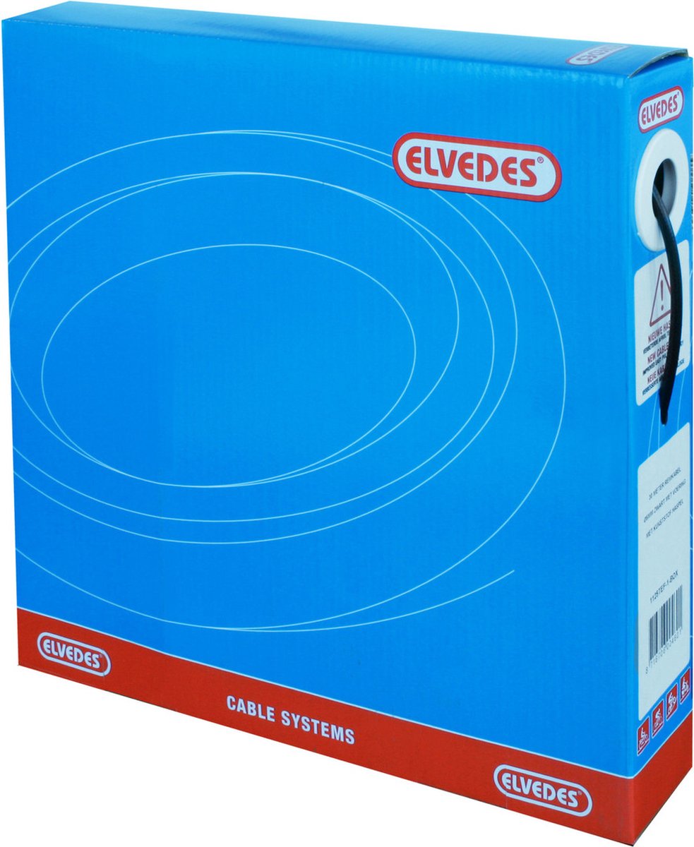 elvedes buitenremkabel 1125tef 3 box teflon 30 meter zilver