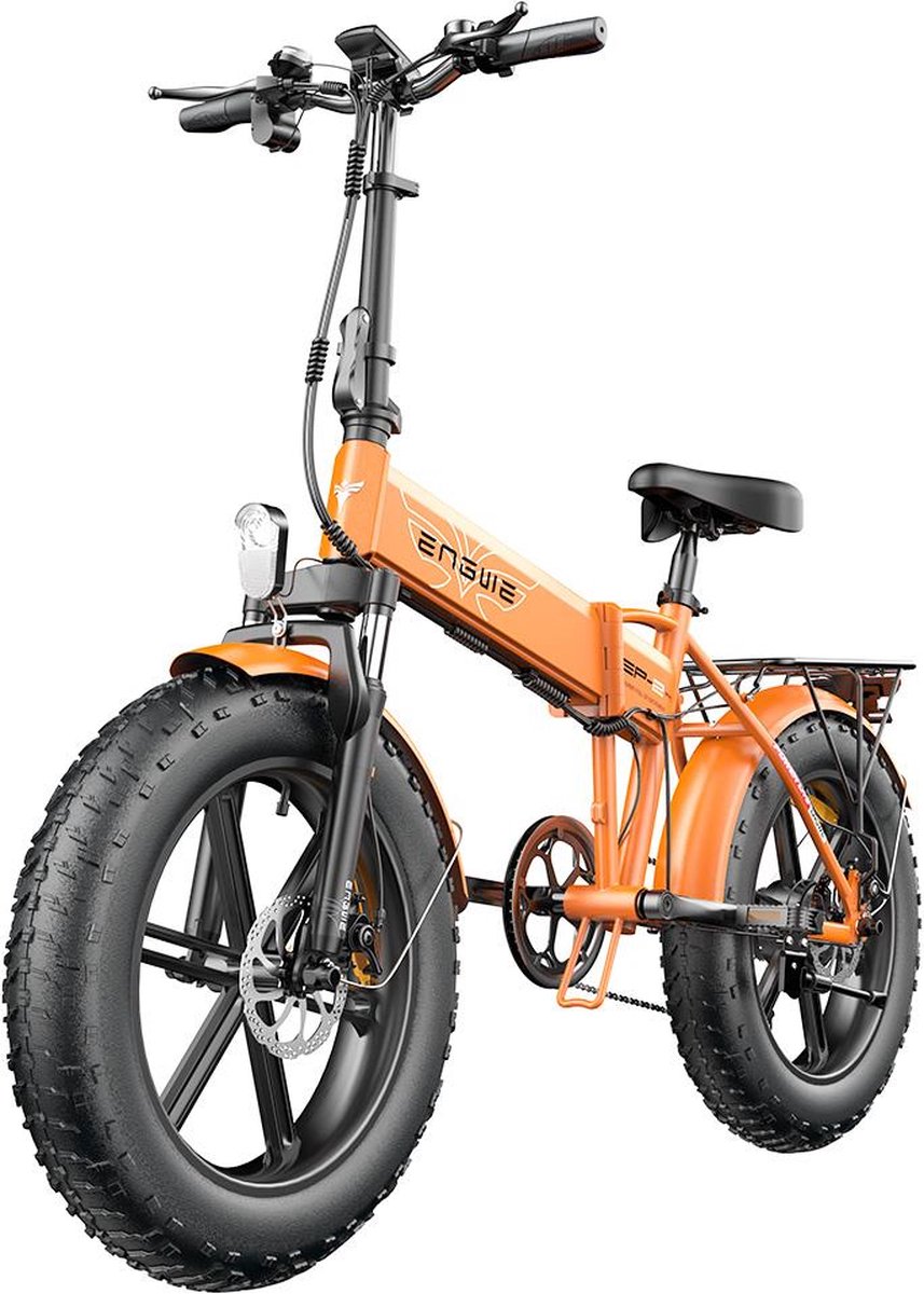 ENGWE EP 2 PRO - Elektrische Vouwfiets - 250 W motor 20 * 4-inch dikke band 48 V 13 Ah batterij 120 km bereik-oranje Fiets (elektrisch) kopen online