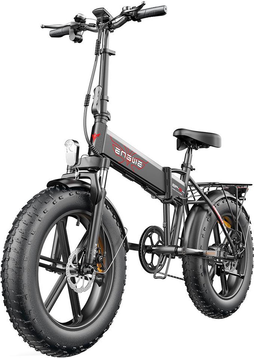 ENGWE EP-2-PRO opvouwbare elektrische fiets, 250 W motor 20 * 4-inch dikke band 48 V 13 Ah batterij 42 km / u Max. snelheid 120 km bereik-zwart Fiets (elektrisch) kopen online
