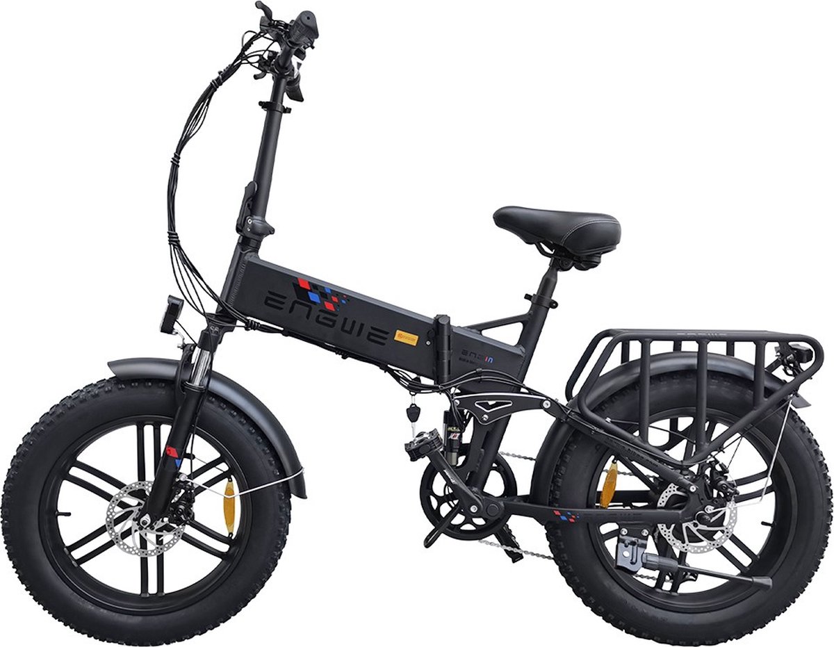ENGWE X 250W Motor Opvouwbare Ebike Fat Tire Elektrische fiets 13Ah Batterij 25 km / u Max. Snelheid 100 km Bereik Zwart Fiets (elektrisch) kopen online