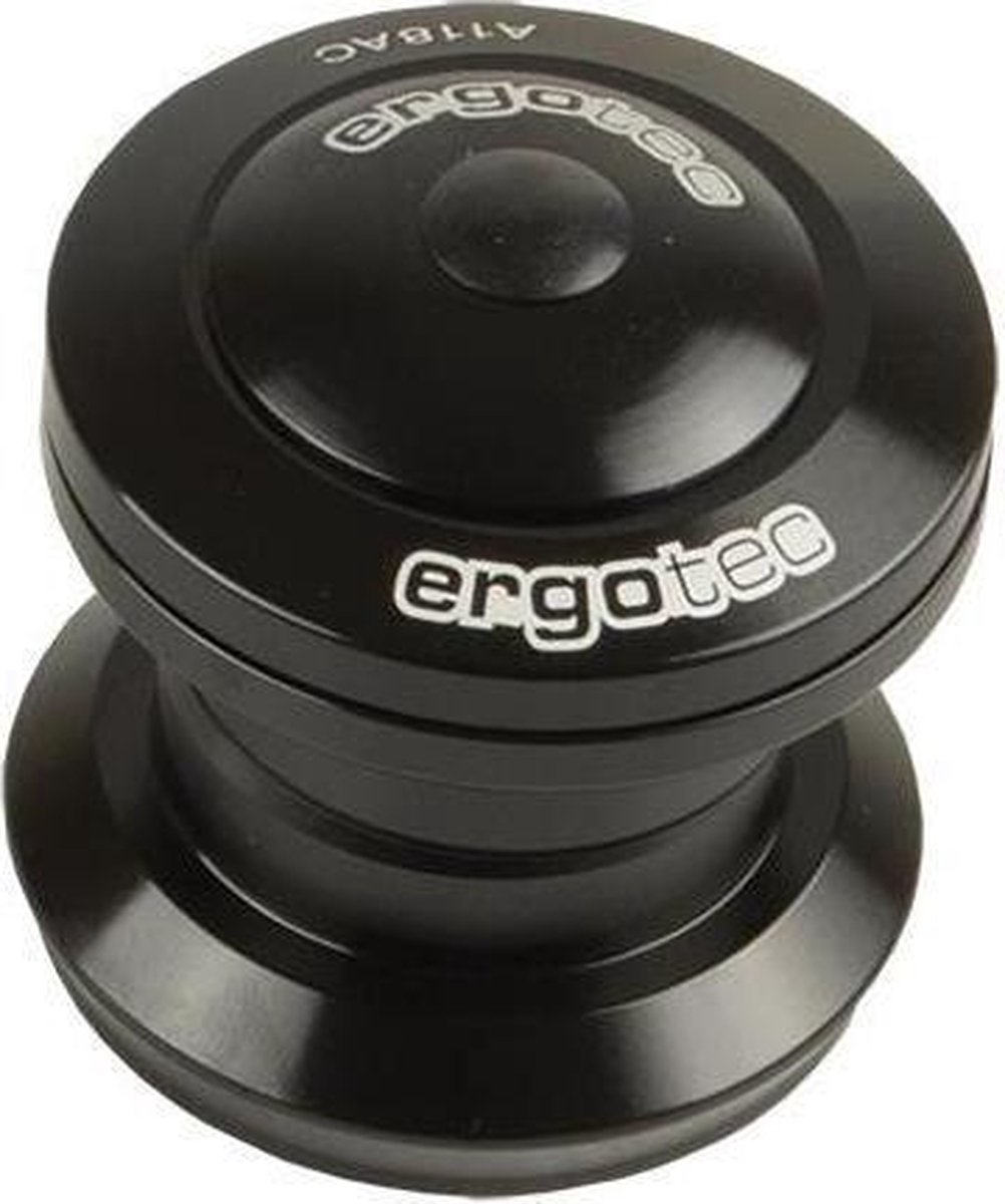 ergotec balhoofdstel 27 4mm draadloos 1 1 8 inch alloy zwart
