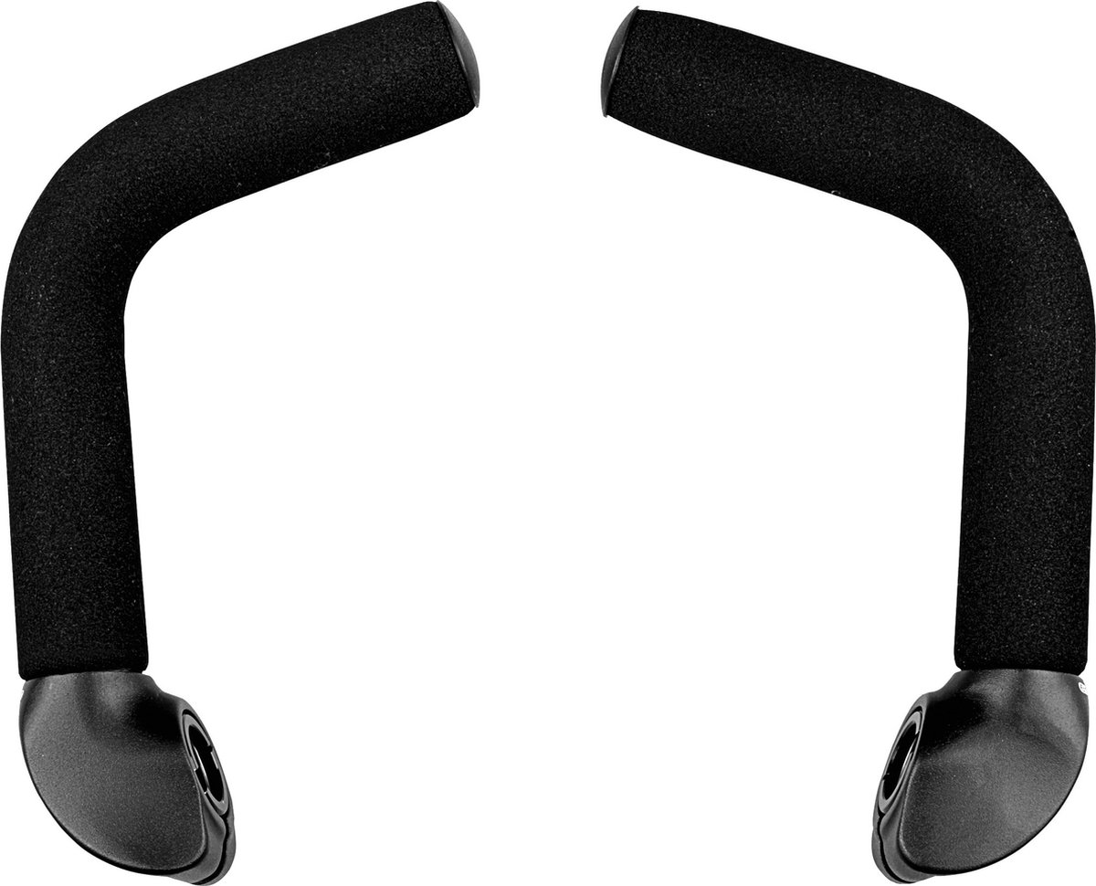 ergotec bar ends evo touring maat l verstelbaar alu zwart