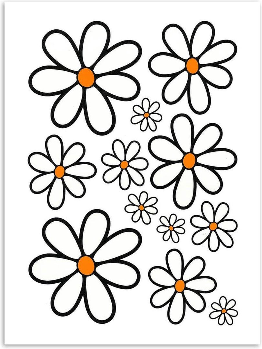 Fc Fietsstickers Margrieten 34 X 24 Cm Kinderfiets kopen online