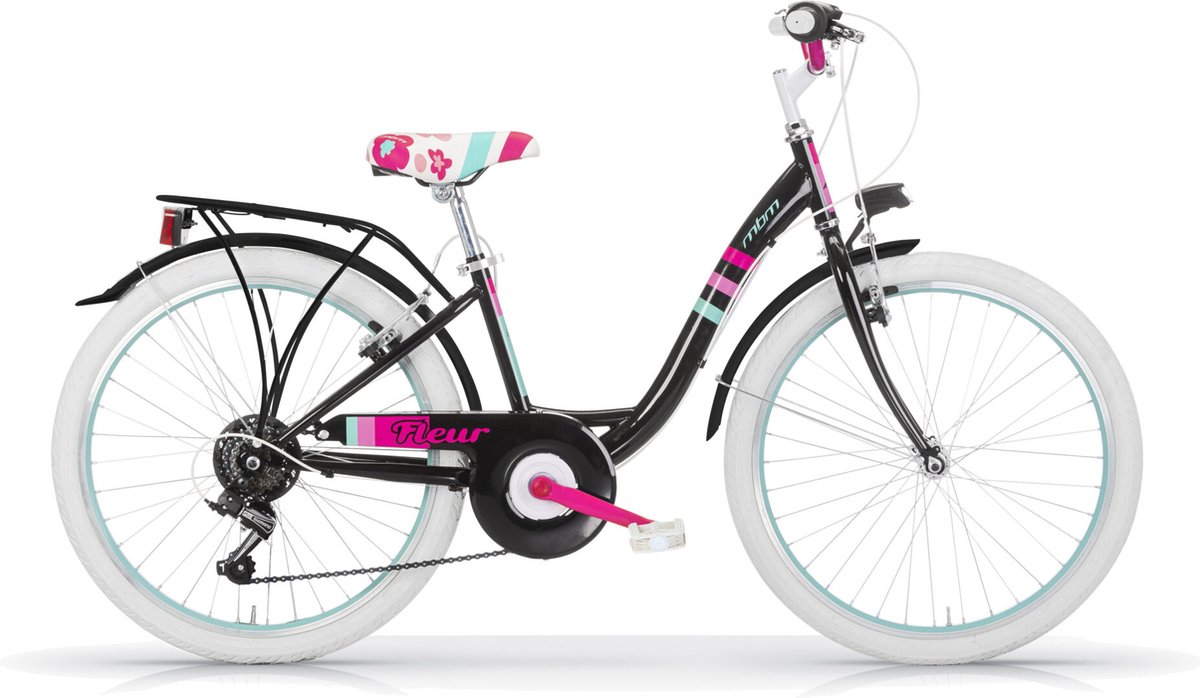 FLEUR 20 INCH GIRLS 6 SPEED BLACK Kinderfiets kopen online