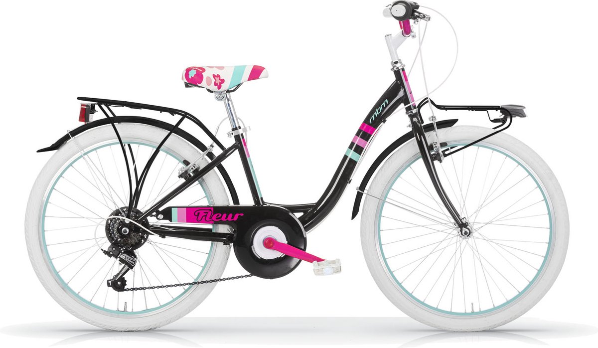 FLEUR 26 INCH GIRLS H41 > 6 SPEED BLACK Kinderfiets kopen online