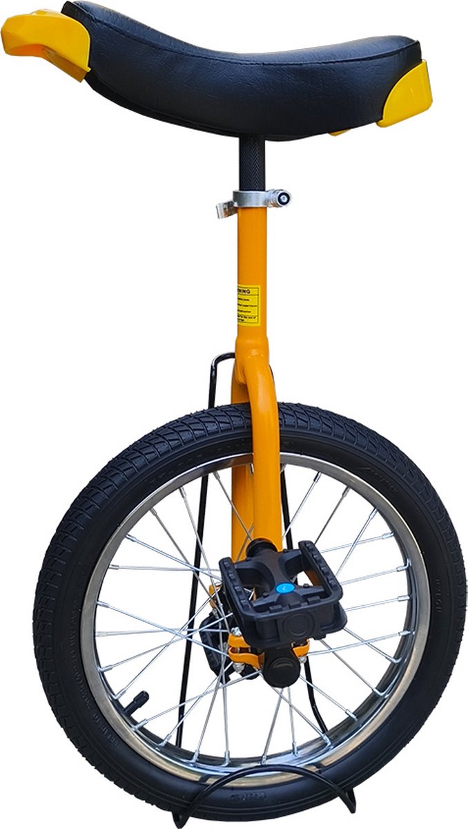 funsport eenwieler 16 inch geel