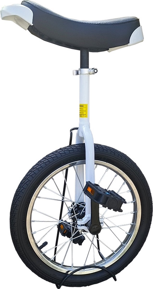 funsport eenwieler 16 inch wit
