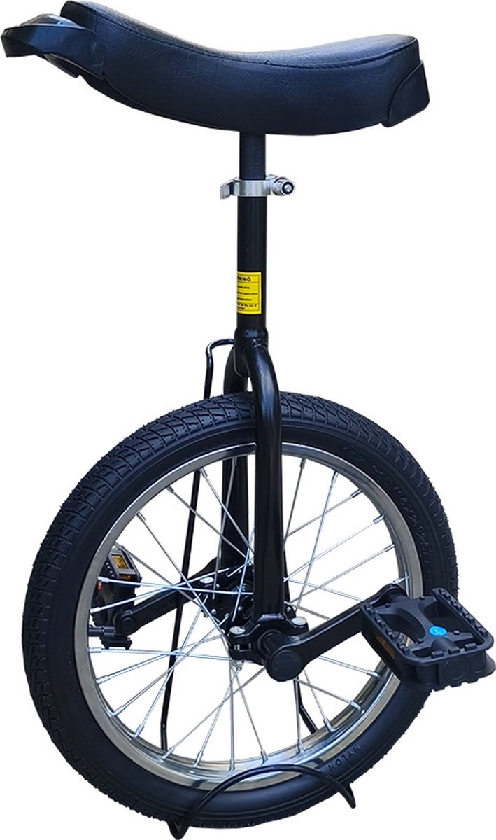funsport eenwieler 16 inch zwart