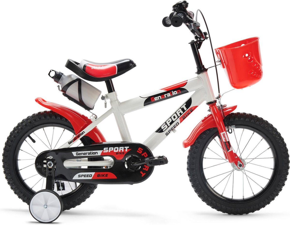 Generation Sport 14" Fiets Rood - Kinderfiets Kinderfiets kopen online