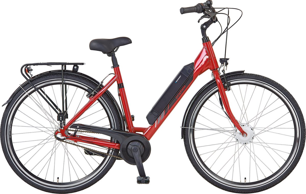 Geniesser, dames E-bike, City, 28", Nexus 3, 11.6 Ah, rood Fiets (elektrisch) kopen online
