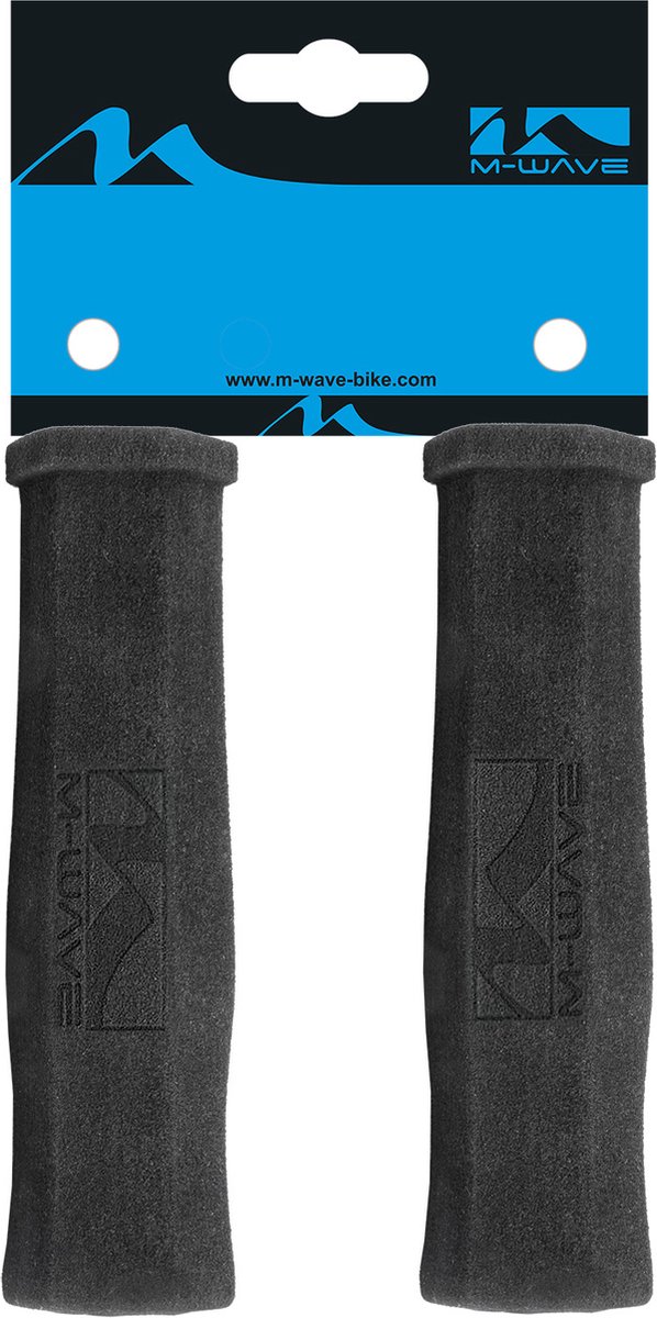 handvatset m wave hexagon foam zwart 2 125mm