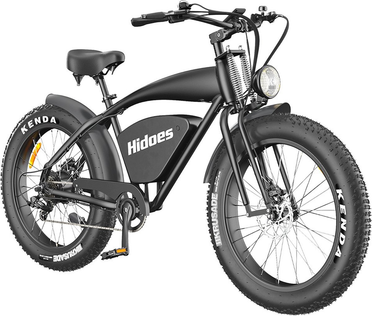 Hidoes B3 Elektrische fiets Krachtige borstelloze motor 48V 17.5Ah batterij, kan 50-60km rijden Maximale belasting 90kg Fiets (elektrisch) kopen online