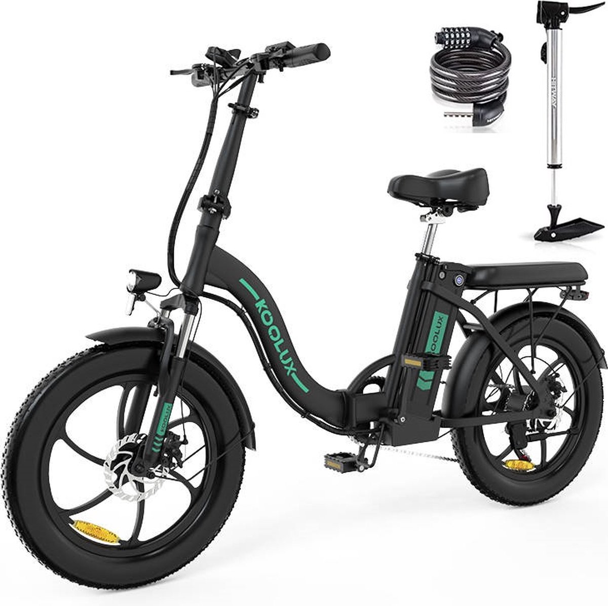 Hitway BK6 Nu met 15Ah Accu - Opvouwbare Elektrische Fiets - 25 km/u - 20 Inch Fat Tire - 250W Motor - 7 Versnellingen - Vouwfiets - Inclusief Slot en Pomp Fiets (elektrisch) kopen online
