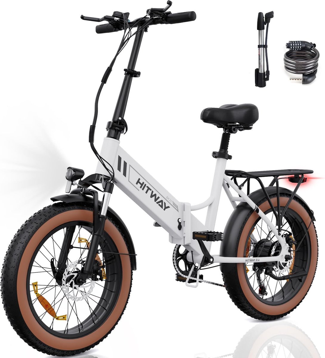 hitway elektrische fiets bk20 20 4 0 inch fat tire city commuter ebike met afneembare 48v 10 4ah lithium batterij opvouwbaar mountain e bike met 250w motor 7 versnellingen ip54 waterdicht