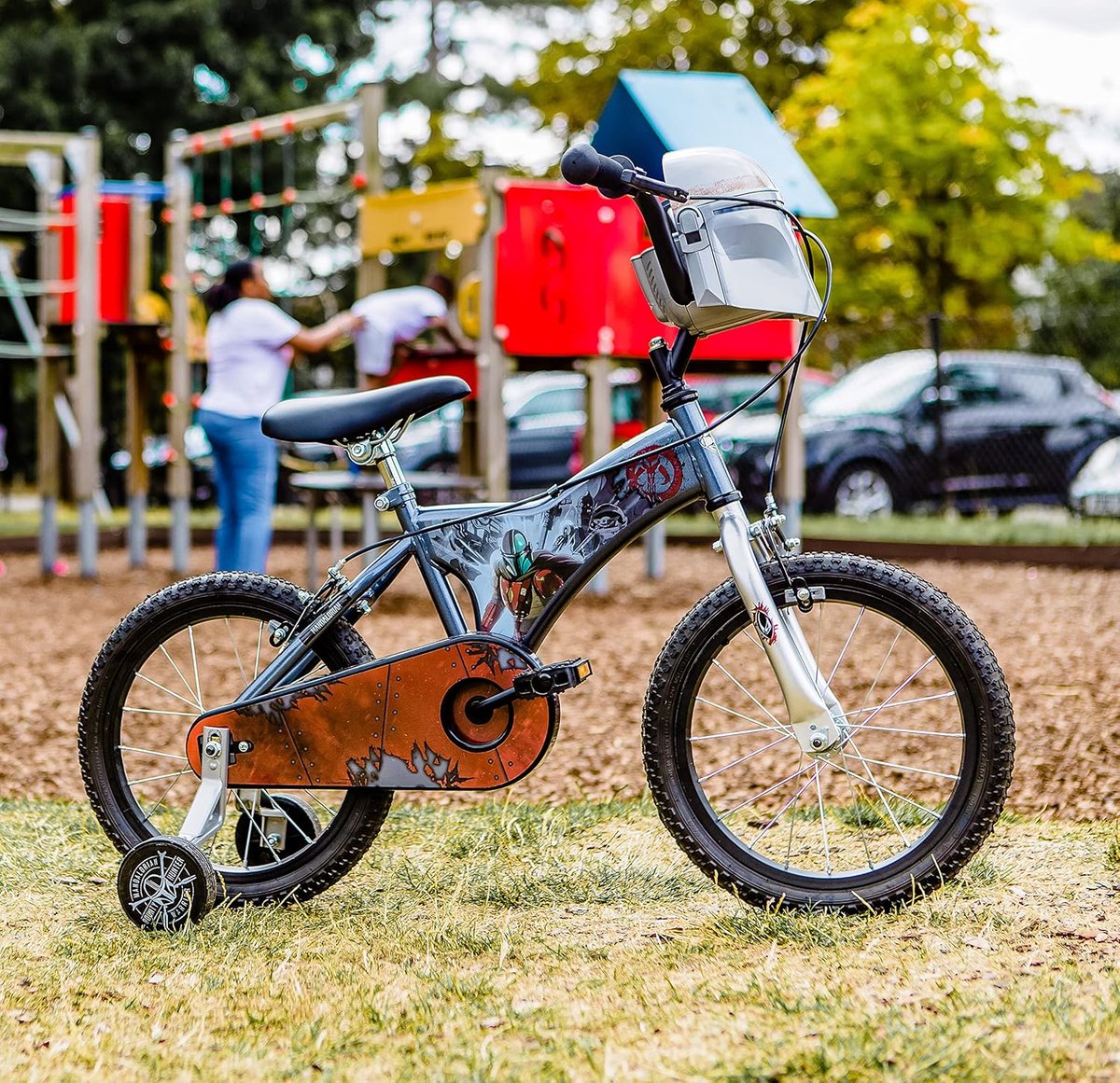 Huffy Star Wars Mandalorian fiets - 4-6 jaar - Inclusief zijwieltjes - Makkelijke en snelle montage - 16 Inch - 21620W Kinderfiets kopen online