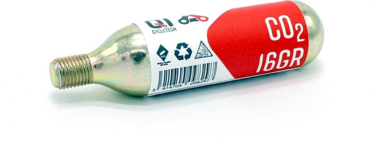 itek pomp co2 cartridge 16g met draad