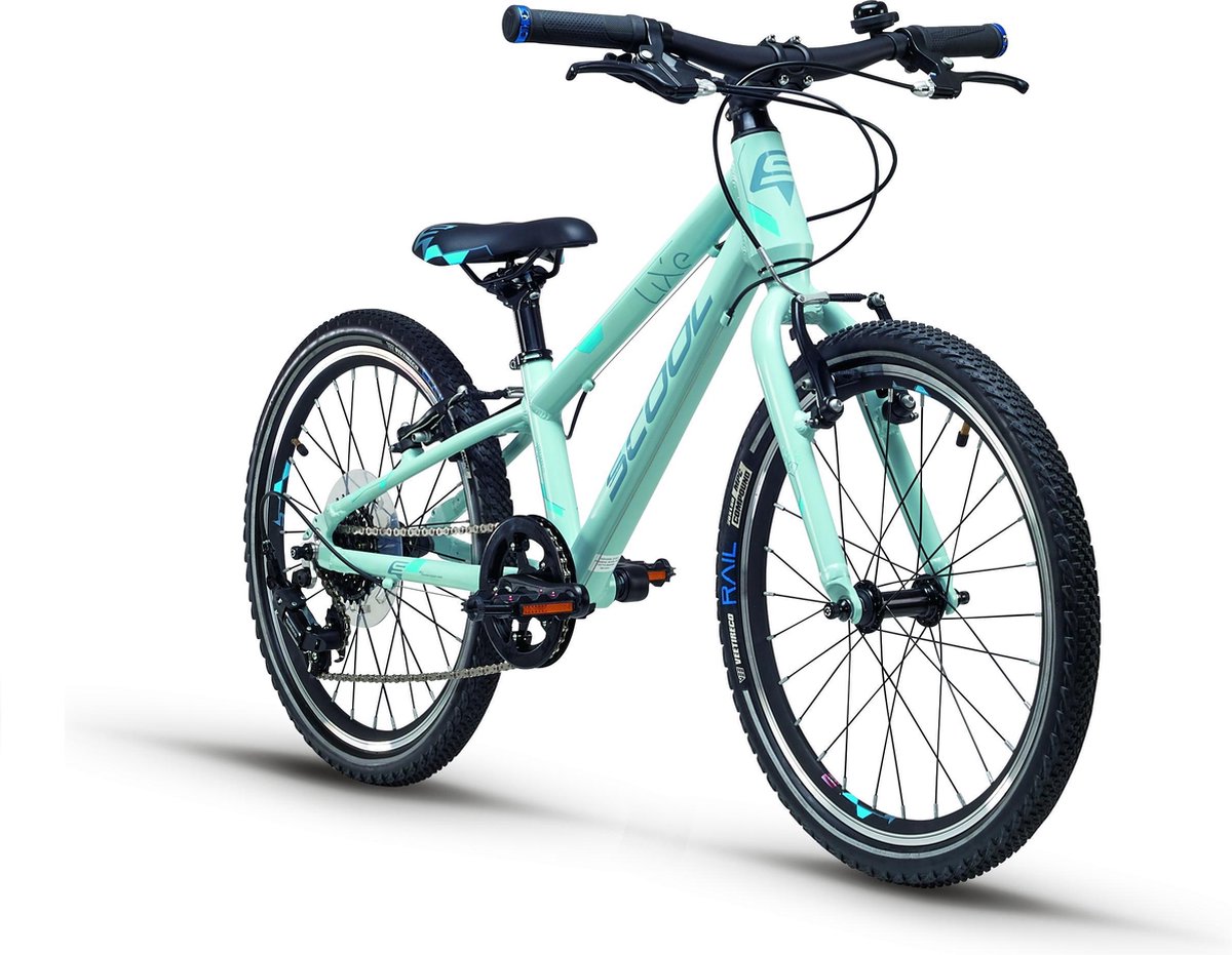 Kinderfiets - 20 inch - S'COOL liXe alloy 20 7-S Icegrey/blue matt Kinderfiets kopen online