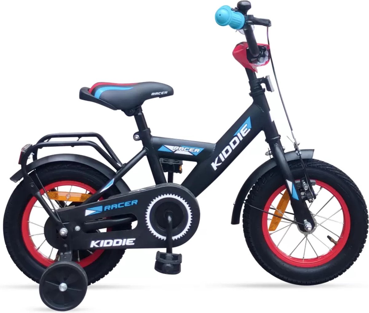 kinderfiets kiddie boy 12 black blue red