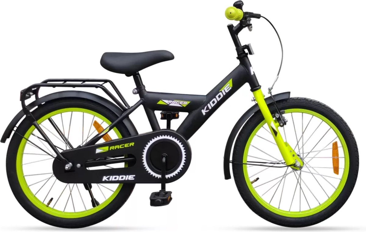 kinderfiets kiddie boy 18 black green