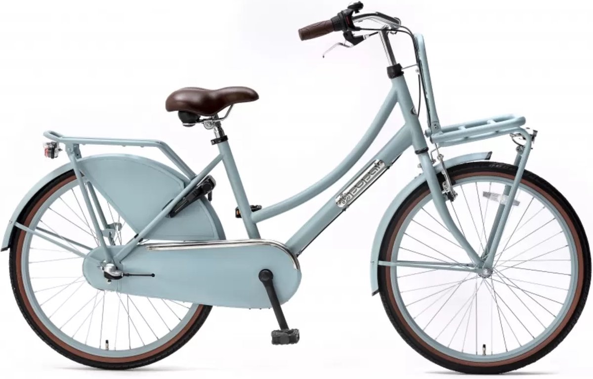 kinderfiets popal daily dutch basic 26 mat blauw