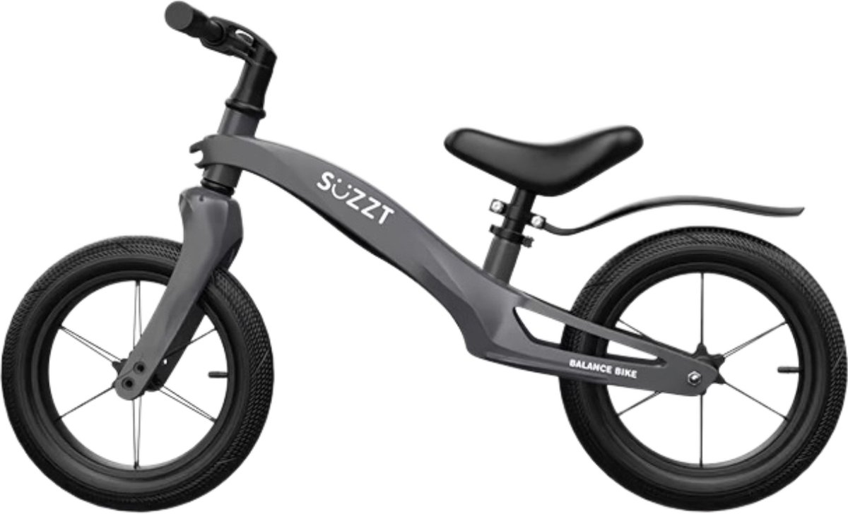 Kinderloopfiets, peuterloopfiets, unisex, 12 inch wielen. Loopfiets voor kinderen van 2-7 jaar, loopfiets zonder pedalen, verstelbaar zadel Fiets kopen online